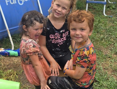 Explorer in the bucket